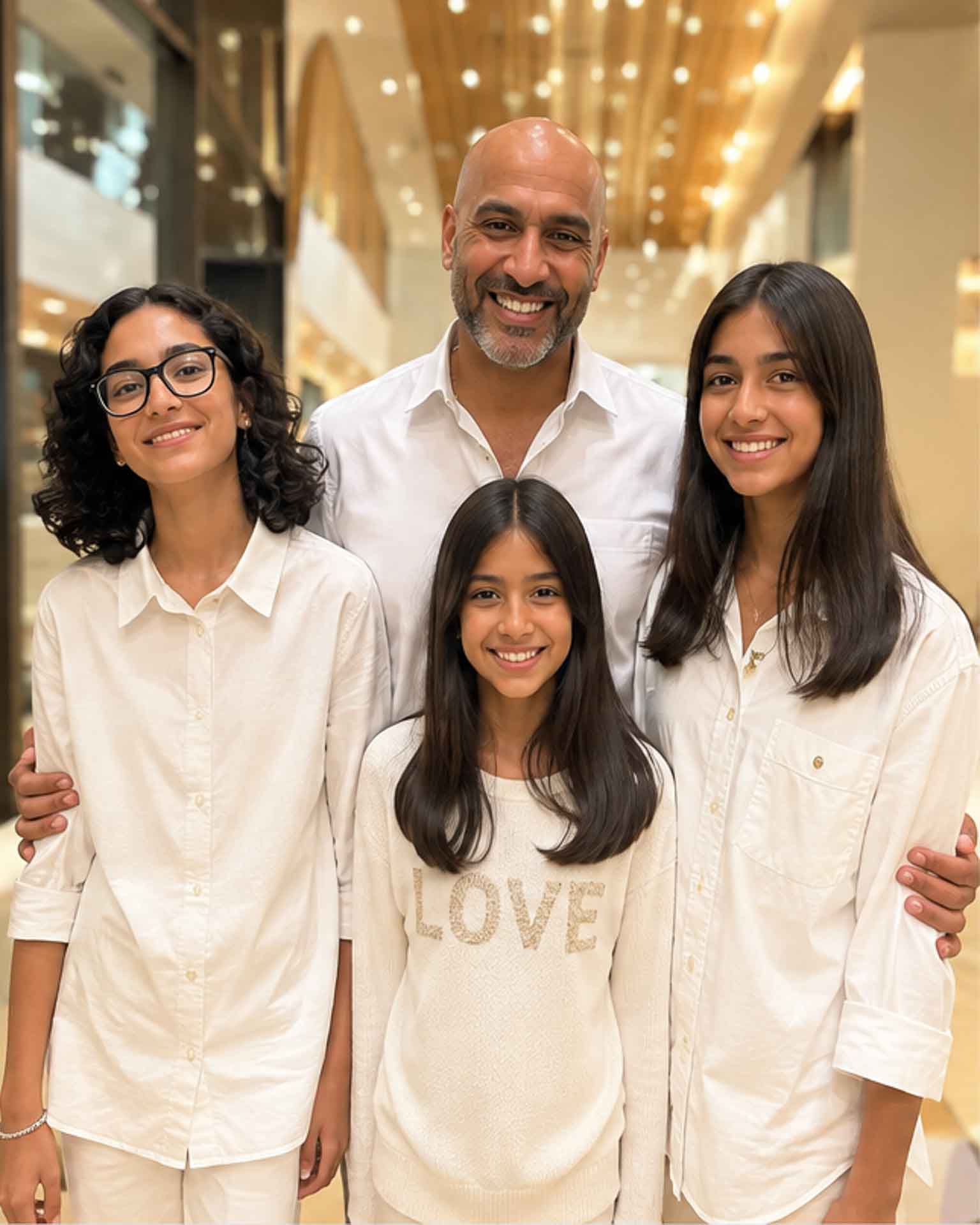 Milan Sata, DDS, spending time with his family